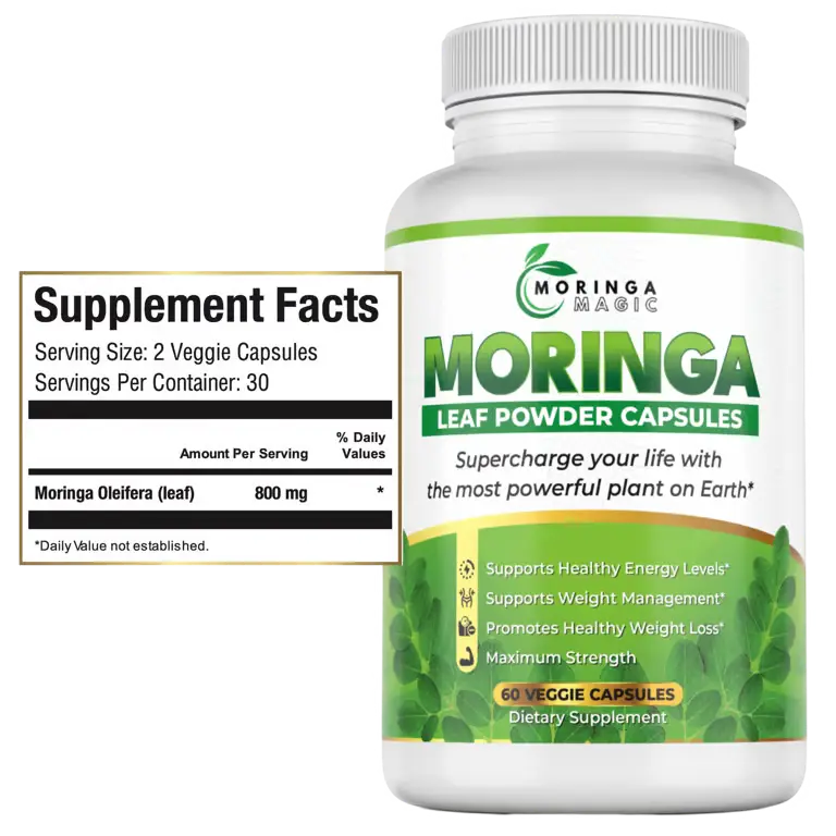 moringa magic label